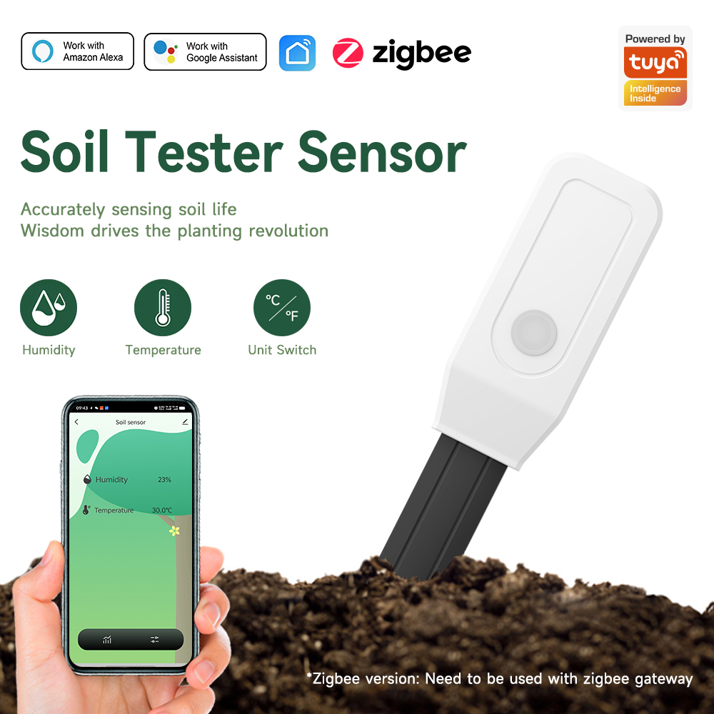 Smart Garden Zigbee - iHseno Tuya Zigbee Smart Soil Tester