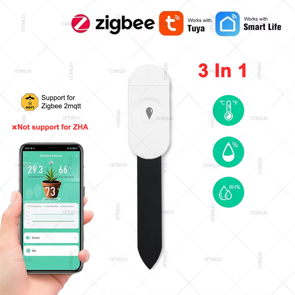 Tuya Zigbee Temperature Humidi - Smart Garden Zigbee 评论和价格