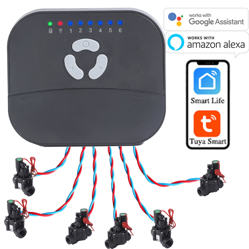 6 Zone WIFI Connect Tuya Smart - Smart Garden Sphagnum Moss 评论和价格