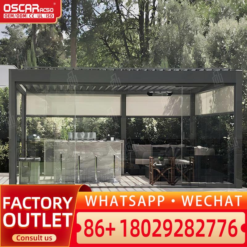 4x3M 3x4M Modern Aluminum Perg - Smart Garden Design 评论和价格