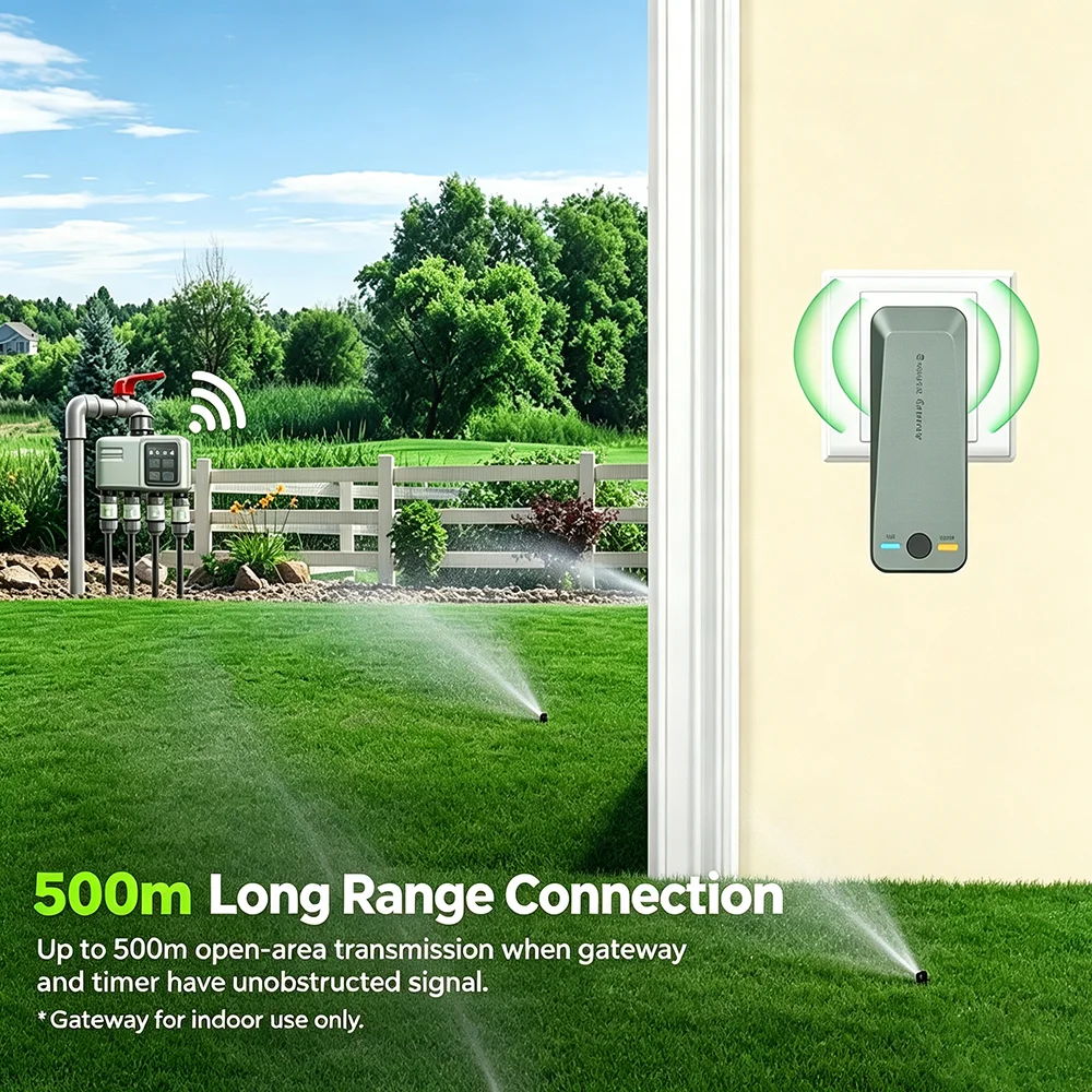 WiFi RF433 Smart Garden Sprink - Smart Garden Watering Can 评论和价格
