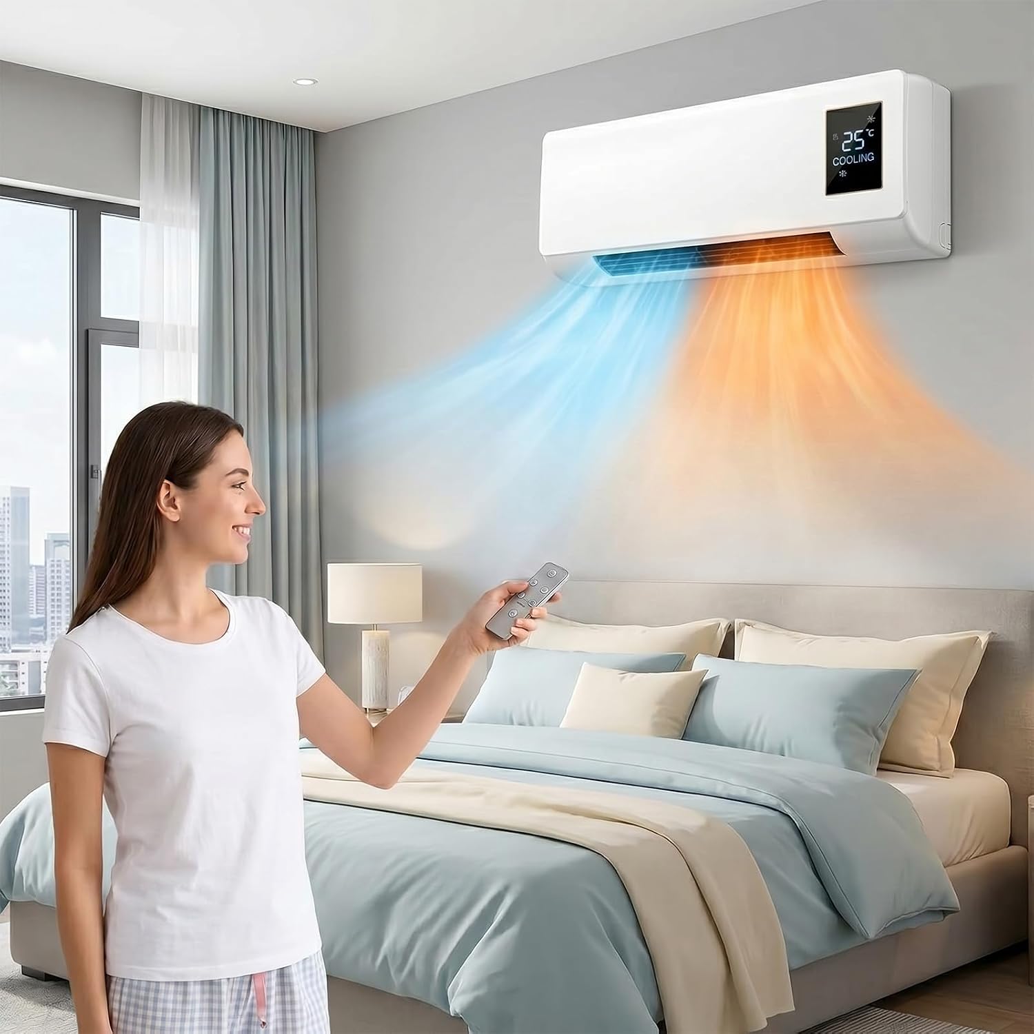 Portable Wall Mounted Air Cond - Smart Garden Offices 评论和价格