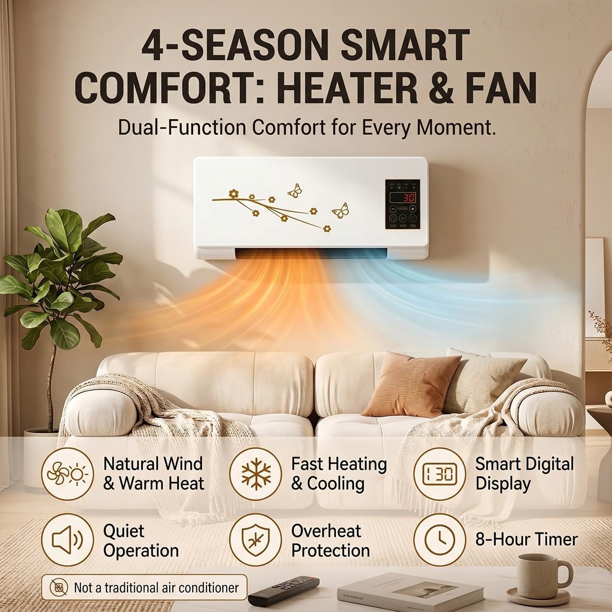 Portable Wall Mounted Air Cond - Smart Garden Offices 评论和价格
