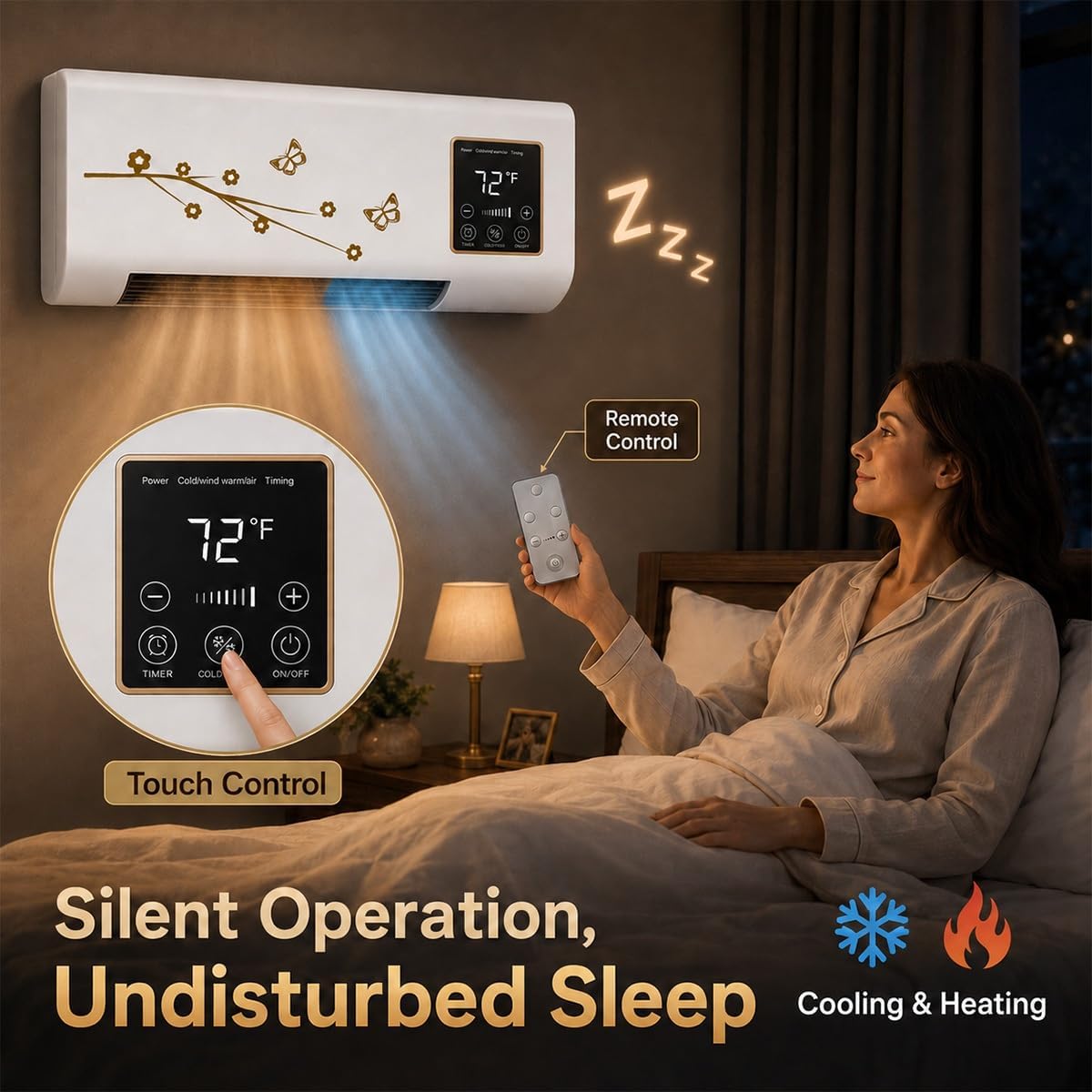 1800W Wall Mounted Air Conditi - Smart Garden Offices 评论和价格