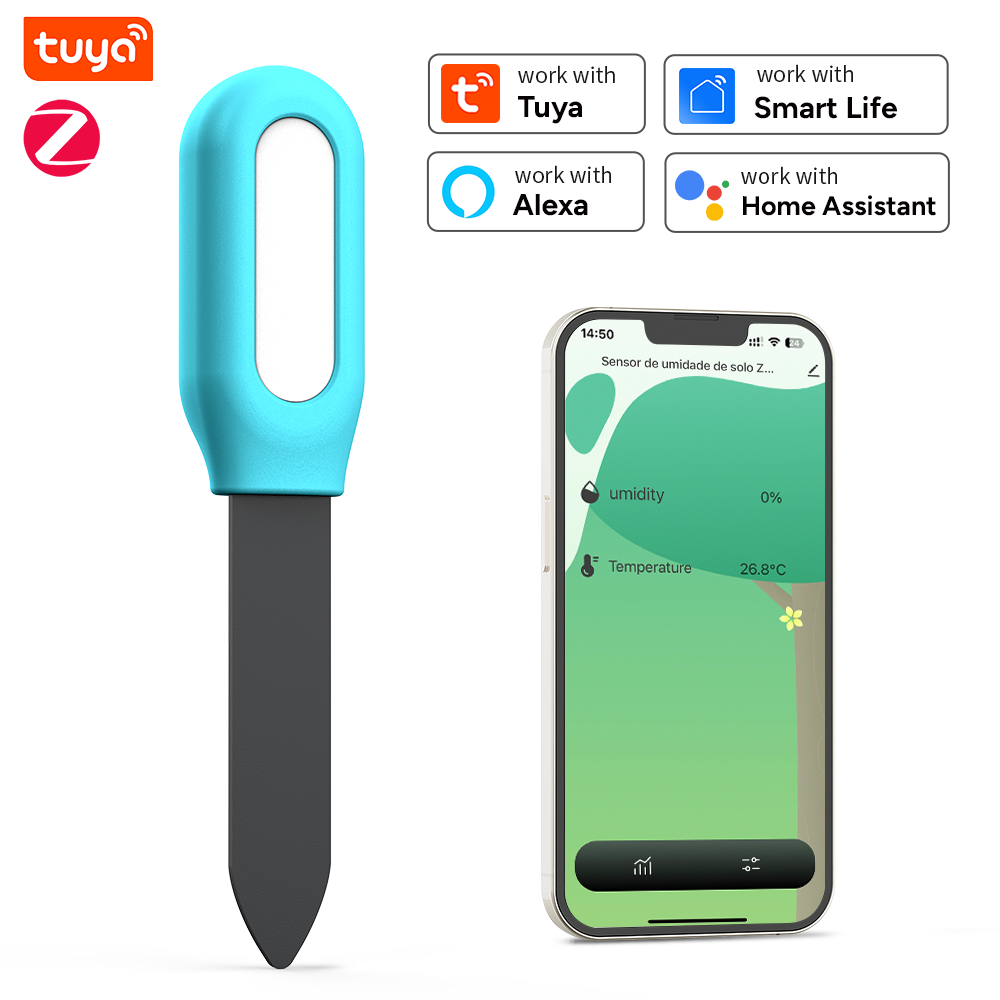 Tuya Zigbee Soil Sensor Humidi - Smart Garden Zigbee 评论和价格